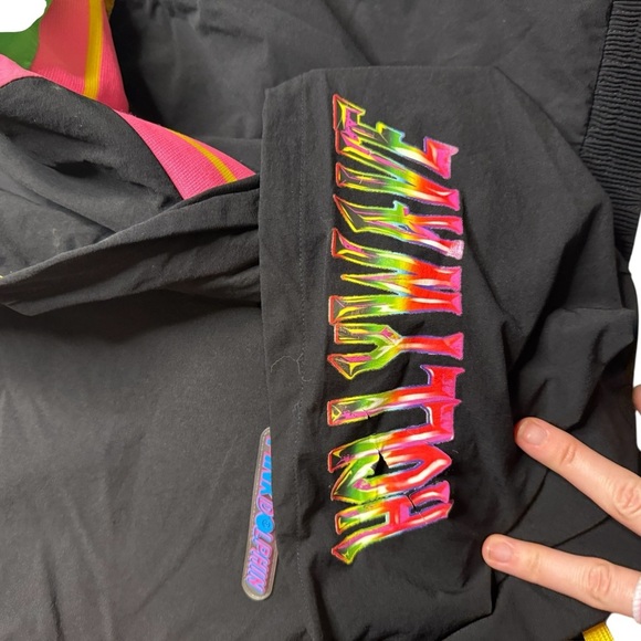 ⚡ Pink Dolphin Hollywave Multicolor Windbreaker Jacket XXL ⚡ - Picture 4 of 5
